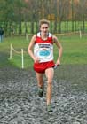 Joe Armstrong (Gateshead Harriers) wins the under-17 mens NEHL, Jarrow. David T. Hewitson/Sports for All Pics